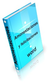 cartas de amonestaciones y de felicitaciones al personal por distintos tipos de faltas o premios